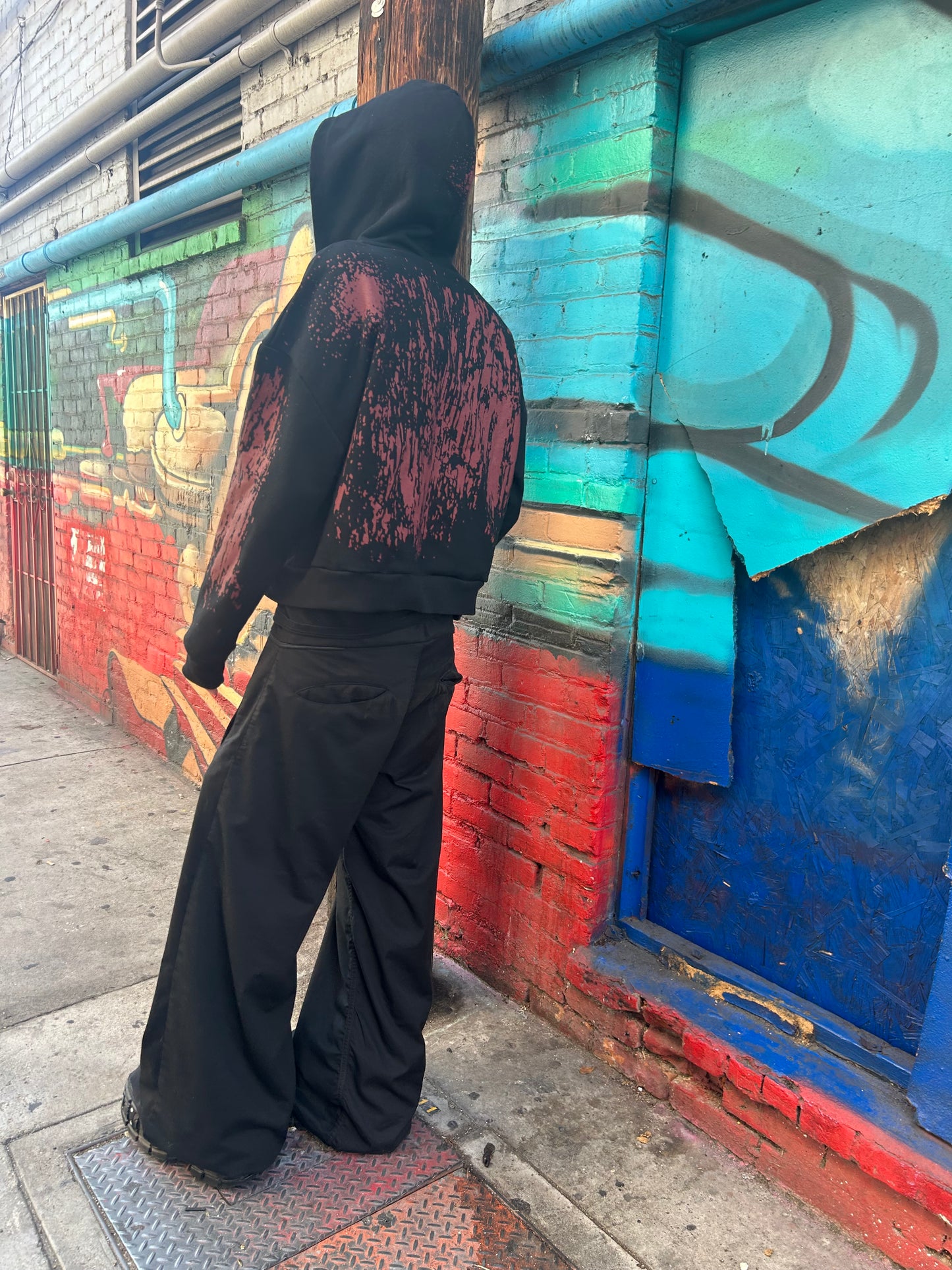 'Bloody Rain' zip-up