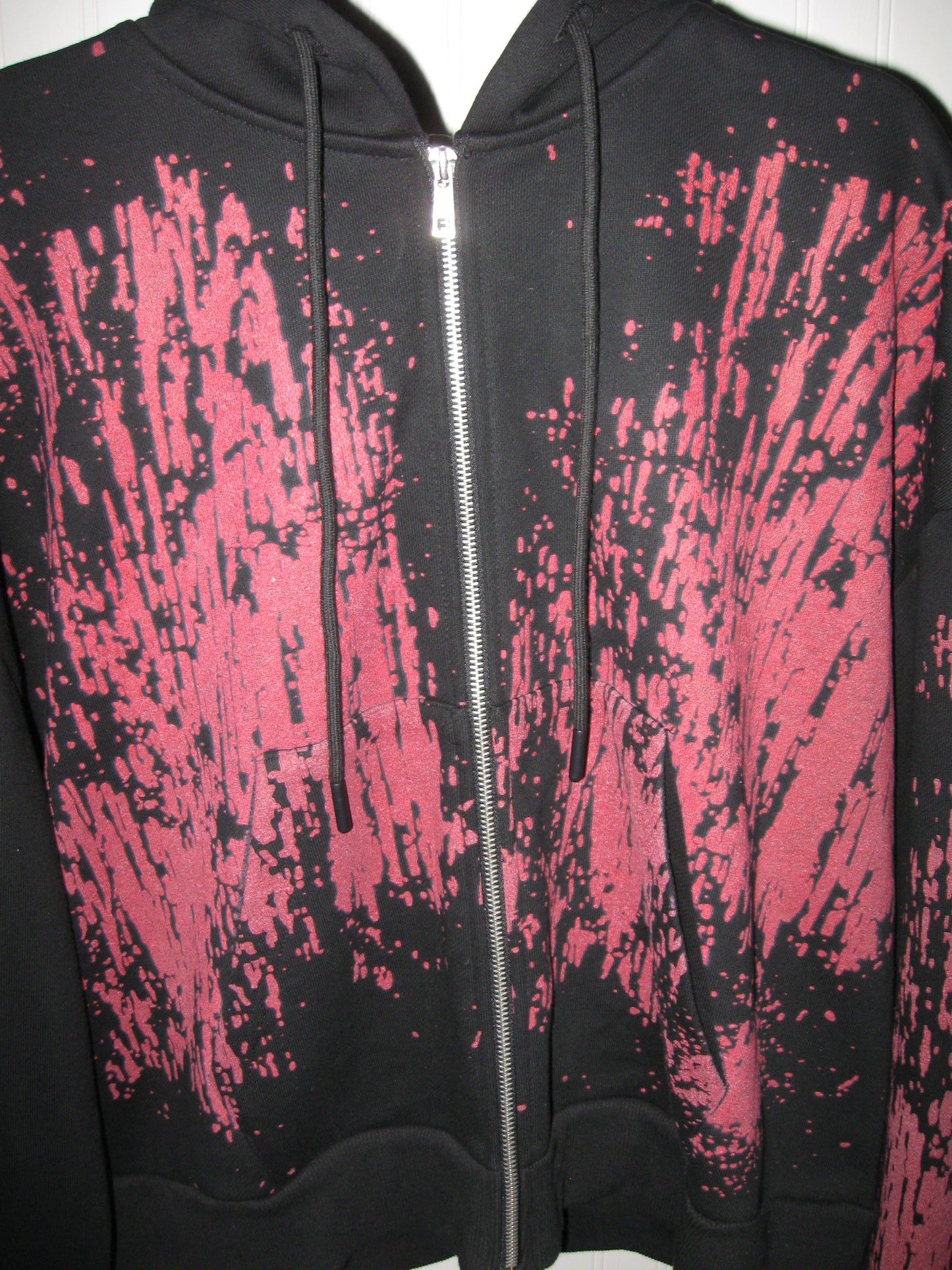 'Bloody Rain' zip-up